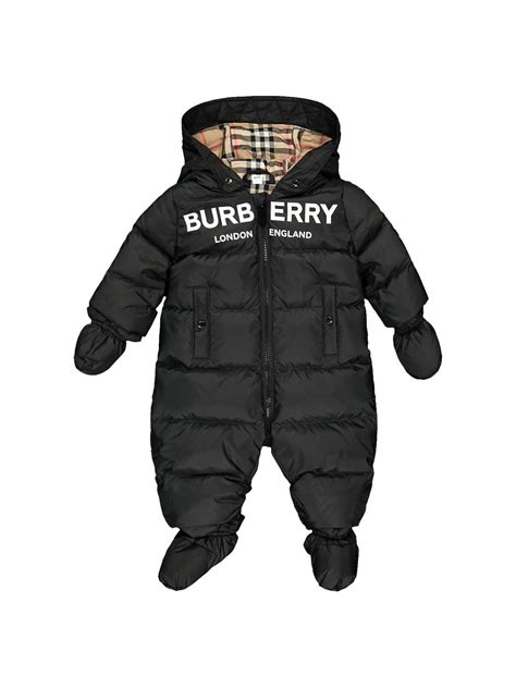 white burberry snowsuit|burberry snowsuit baby boy.